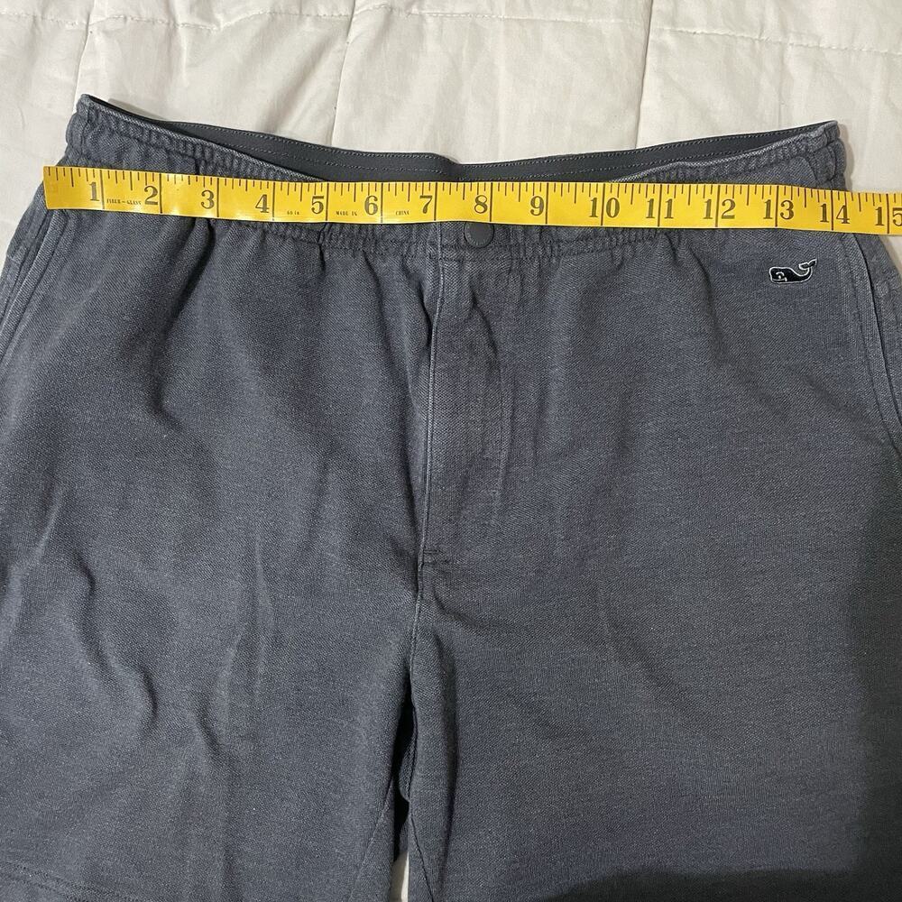 Vineyard Vines Shorts Men Size Medium Gray Dockside Knit 7" Gym Athleisure - Picture 5 of 9
